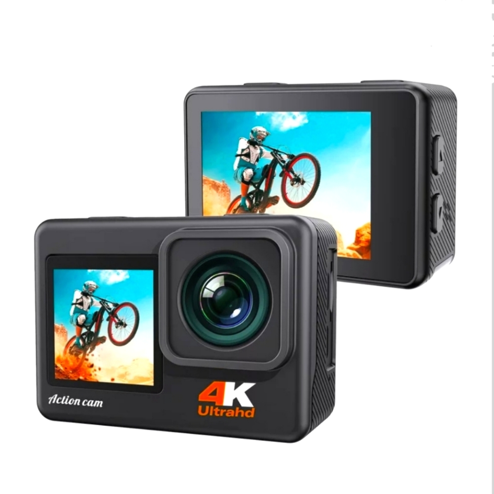 CAMPARK 4K/30FPS Dual Color Screen Action Camera 24MP Ultra HD Wifi Underwater